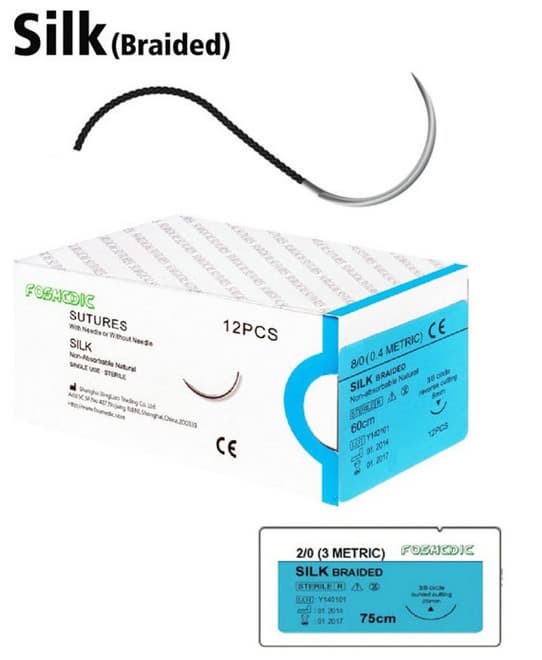 High Quality Medical Silk Sutures
